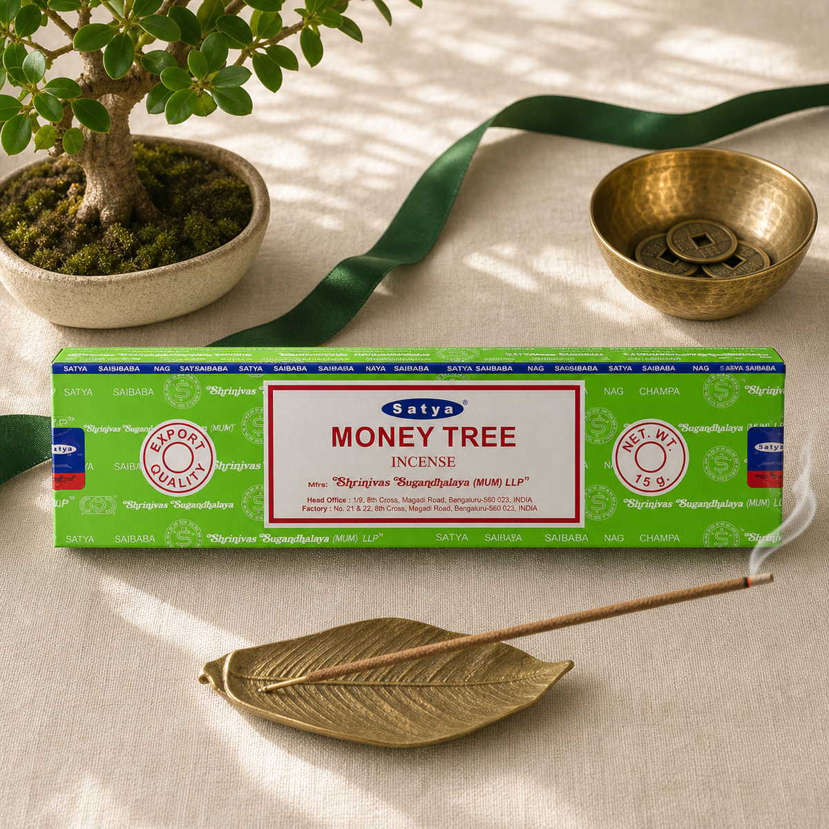 Satya Money Tree Incense Sticks – 16g