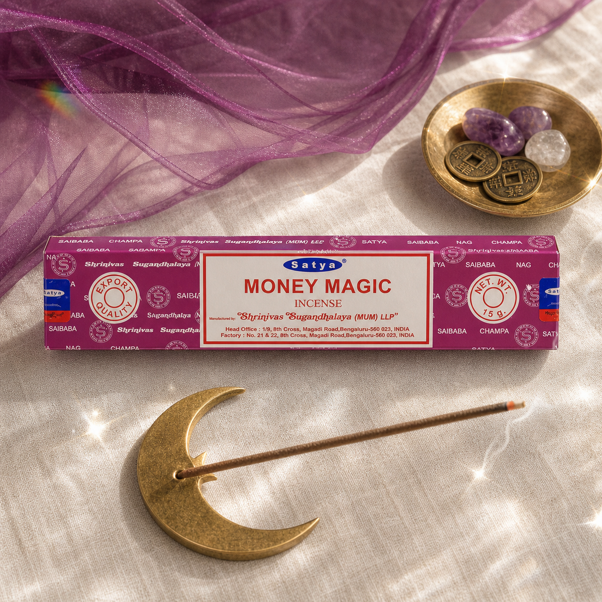 Satya Money Magic Incense Sticks – 16g