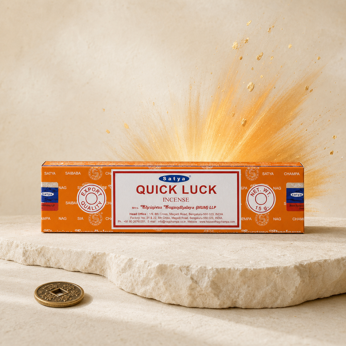 Satya Quick Luck Incense Sticks – 16g