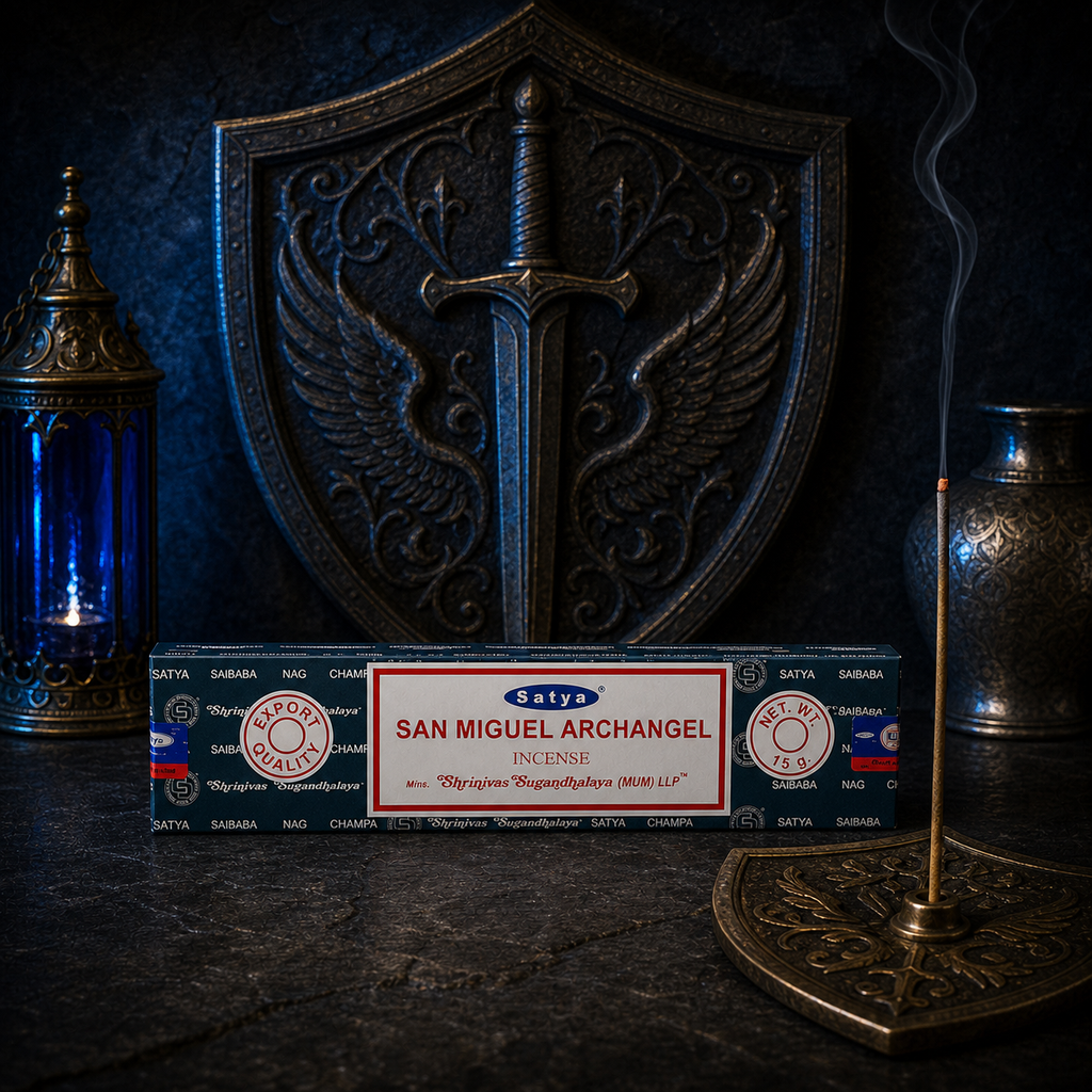 Satya San Miguel Archangel Incense Sticks 16g package
