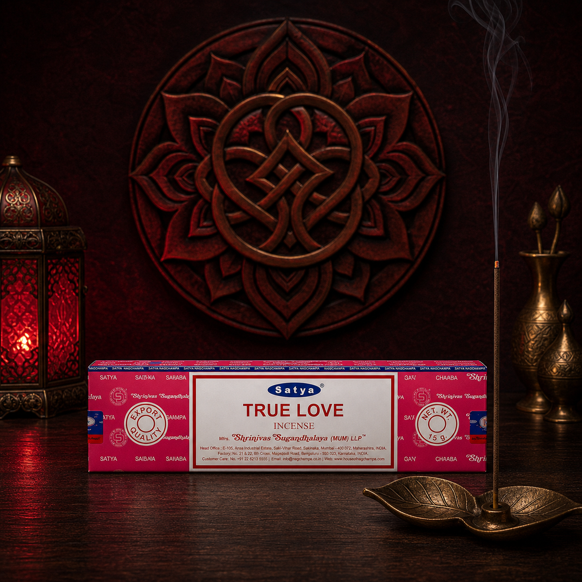 Satya True Love Incense Sticks 16g package