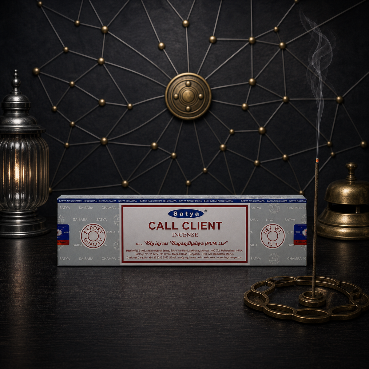 Satya Call Client Incense Sticks 16g package