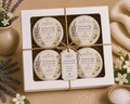 Serenity Shower Steamer package with white tea, lavender and jasmine fragrance