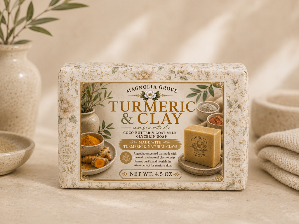 Turmeric & Clay - Glycerin & Goat Milk Soap