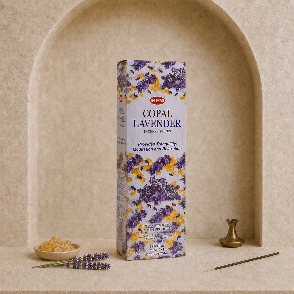 HEM Copal Lavender Incense Sticks – 20 Count