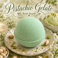 Pistachio Gelato handmade bath bomb by Magnolia Grove Gifts