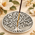 Tree of Life aluminum incense stick burner