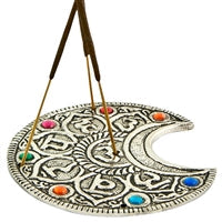 Original Om Imports ABR111 Chakra Moon incense burner reference