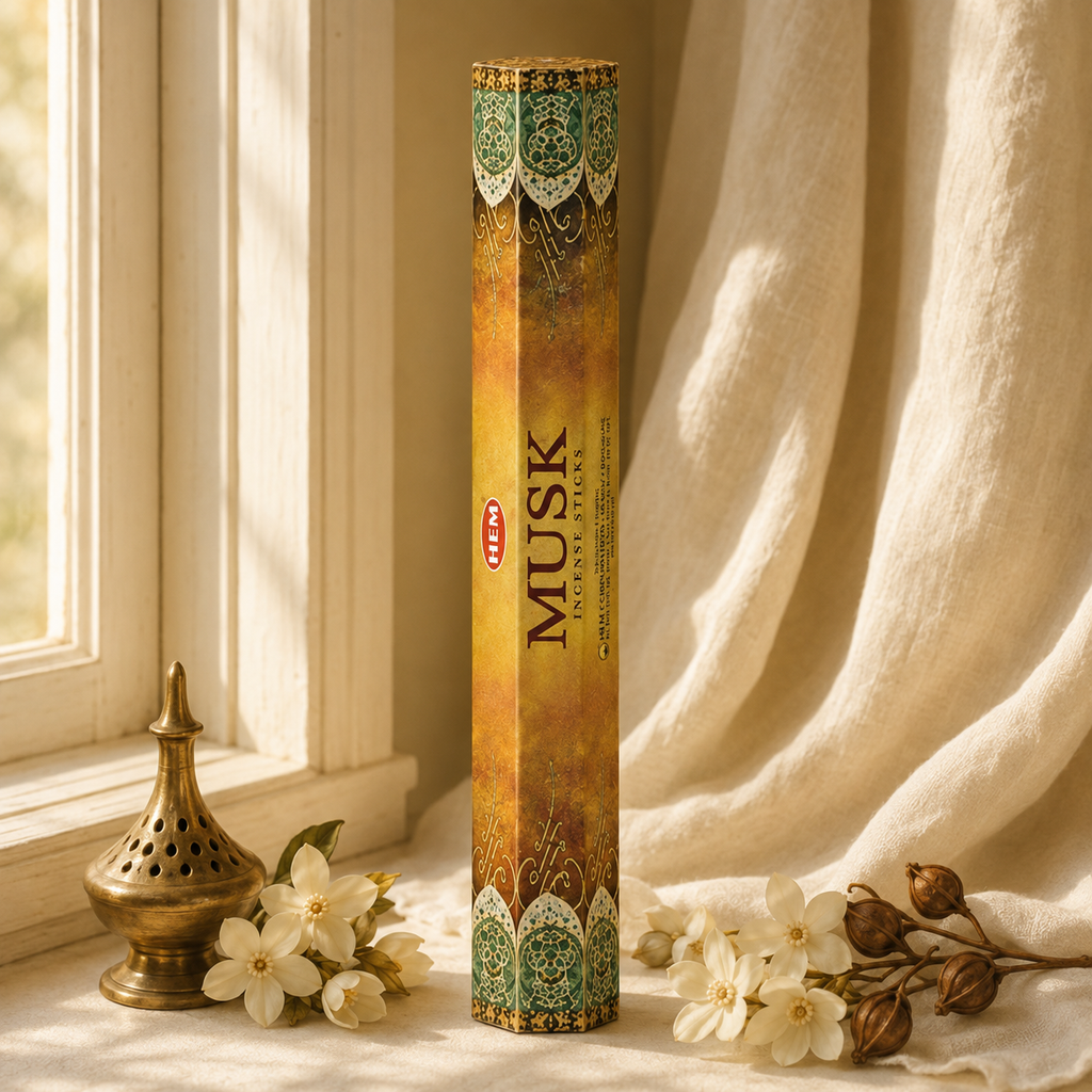 HEM Musk Incense Sticks – 20 Count