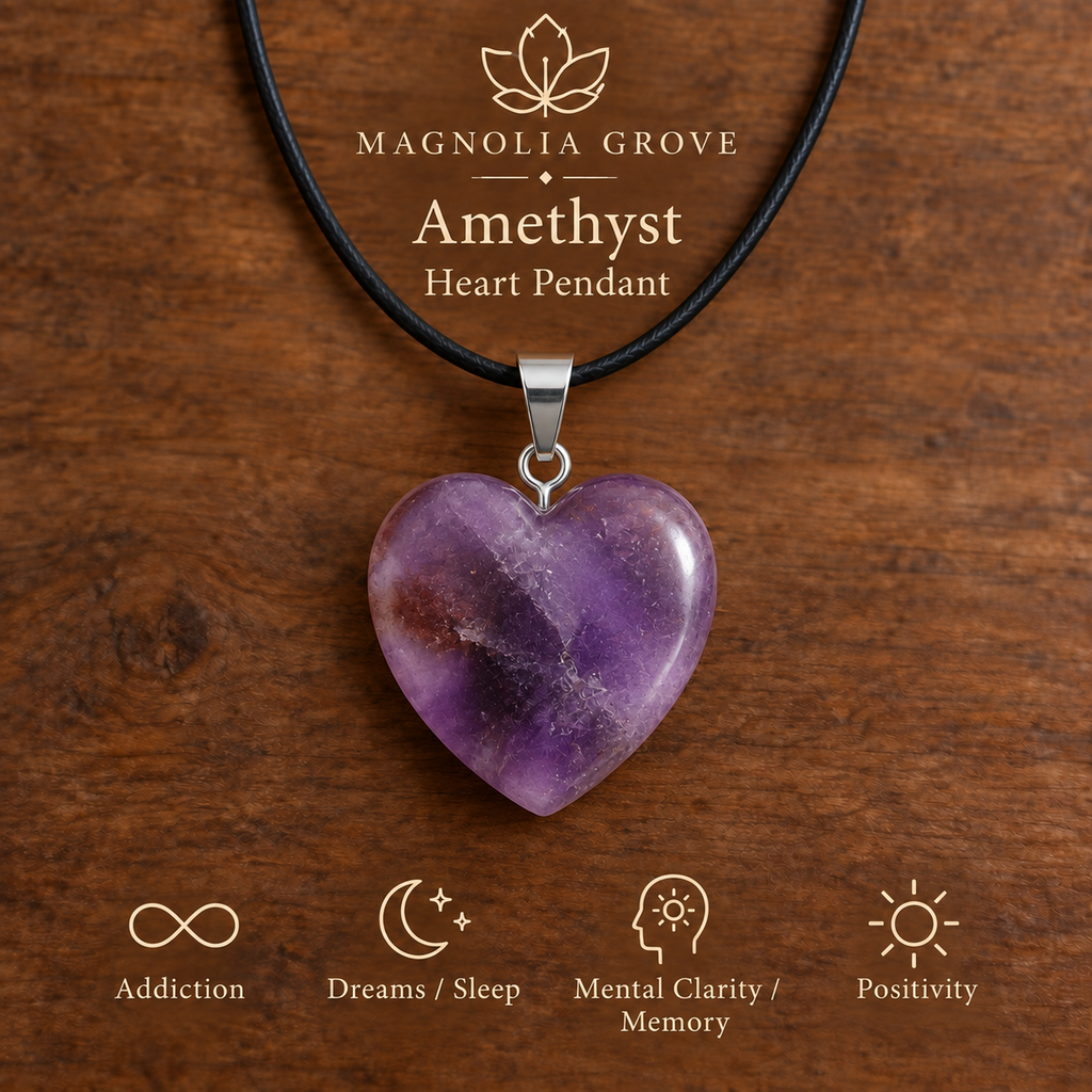 Amethyst Heart Pendant — Main image
