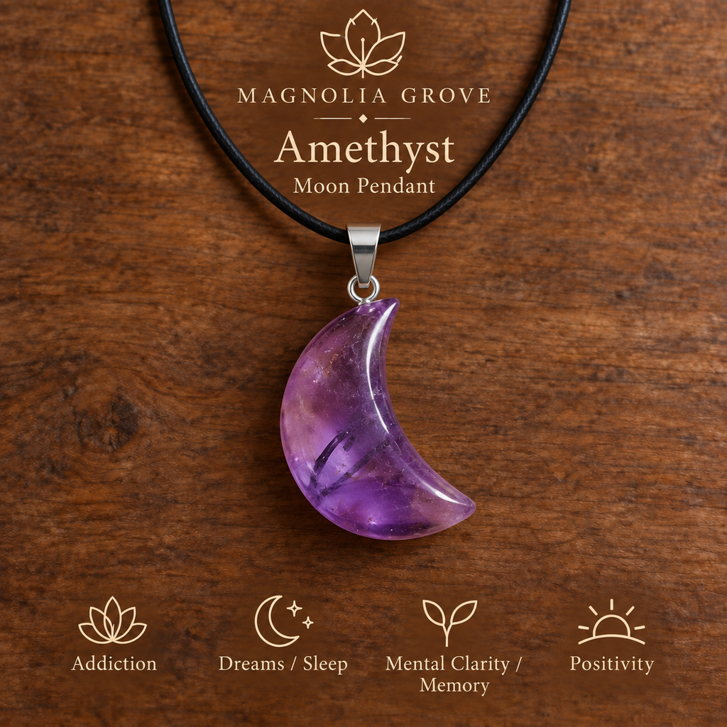 Amethyst Moon Pendant — Main image