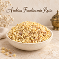 Arabian Frankincense Resin natural resin incense in an elegant ceramic bowl