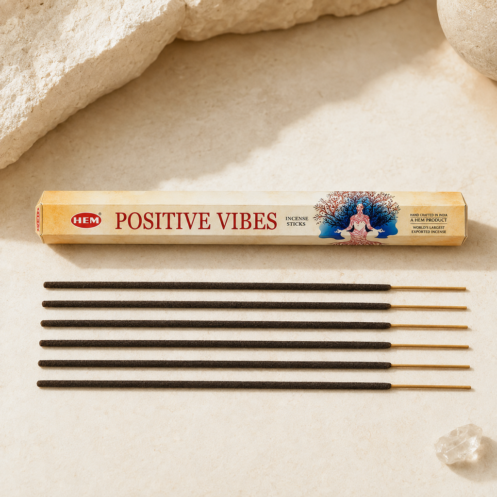 HEM Positive Vibes Incense Sticks – 20 Count
