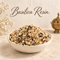 Basilica Resin natural resin incense in an elegant ceramic bowl