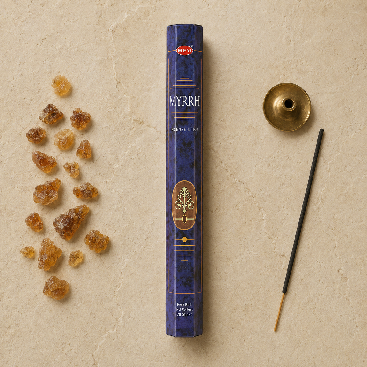 HEM Myrrh Incense Sticks – 20 Count