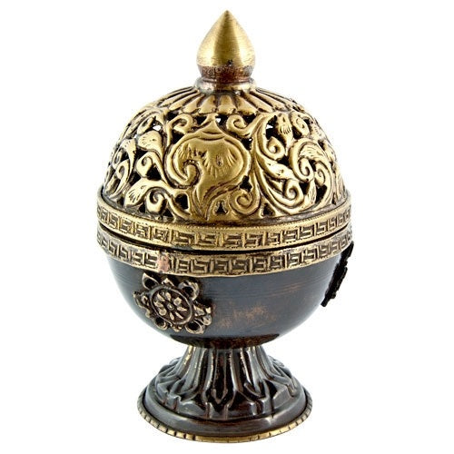 Antique Tibetan censer incense burner