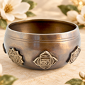 Seven Chakra Brass Bowl Burner – 4 in Diameter