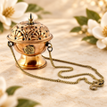 Tibetan Copper Hanging Censer – 3.75 in