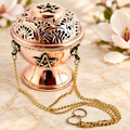 Pentacle Tibetan Copper Hanging Censer – 5.5 in