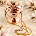 Flower of Life Tibetan Copper Hanging Censer – 5.5 in