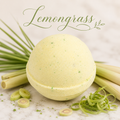 Lemongrass handmade citrus bath bomb by Magnolia Grove Gifts