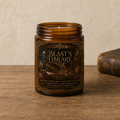 Beast's Library 9 oz storybook candle from Magnolia Grove Gifts