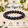 Blue Tiger Eye 8mm stretch bracelet hero