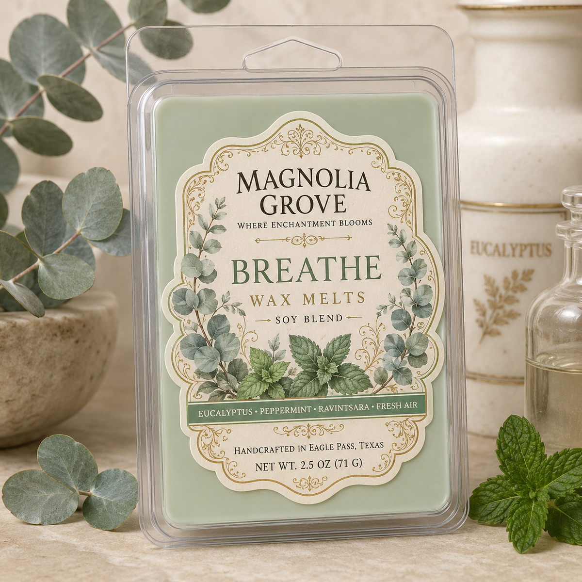 Magnolia Grove Breathe Wax Melt