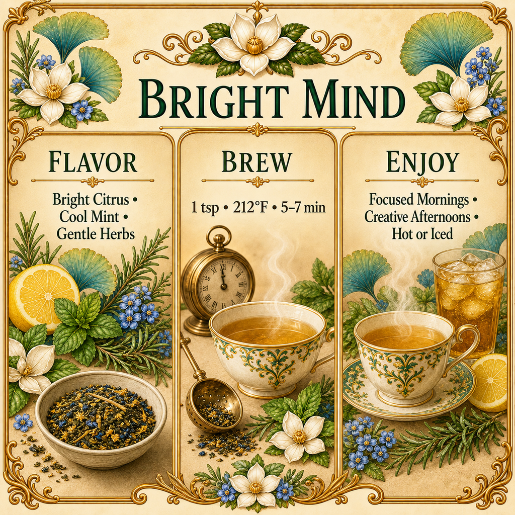 Bright Mind flavor, brew, and enjoy guide