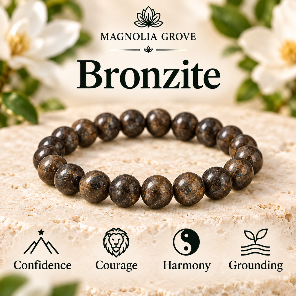 Bronzite 8mm stretch bracelet hero