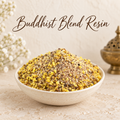 Buddhist Blend Resin natural resin incense in an elegant ceramic bowl