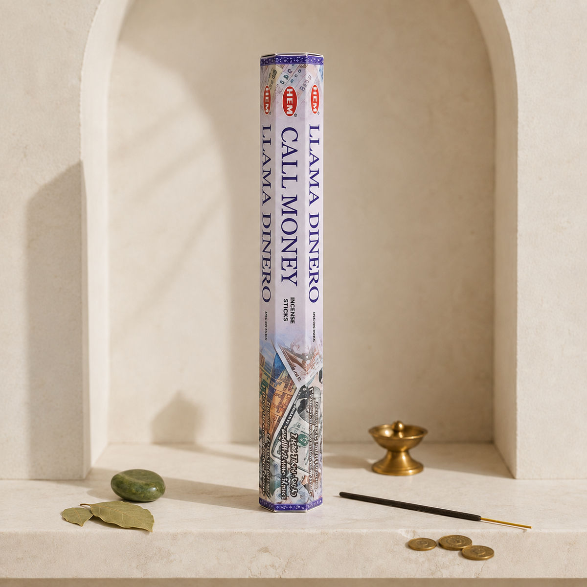 HEM Call Money Incense Sticks – 20 Count