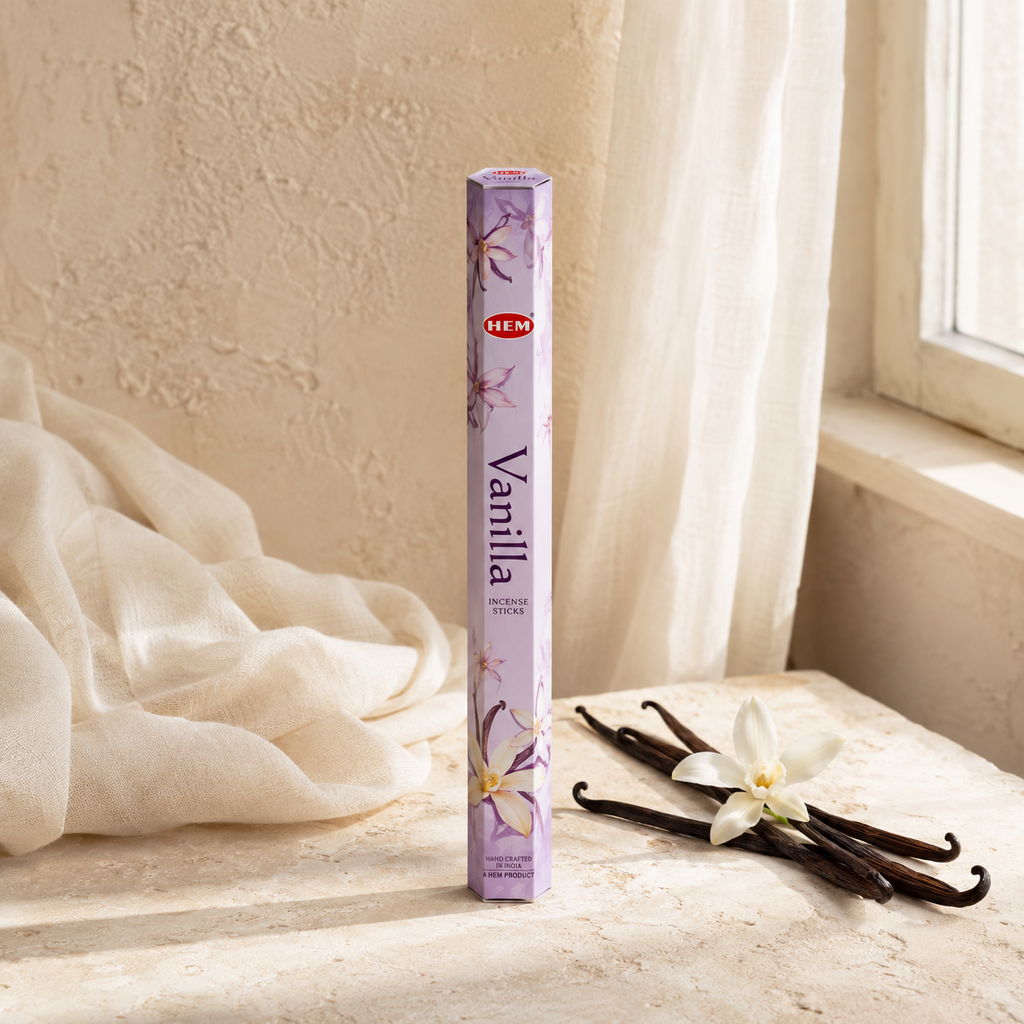 HEM Vanilla Incense Sticks – 20 Count