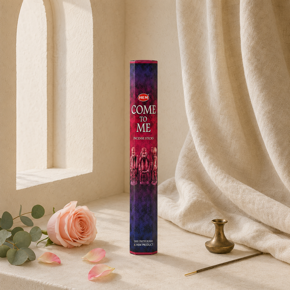 HEM Come to Me Incense Sticks 20 Count package