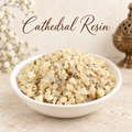 Cathedral Resin natural resin incense in an elegant ceramic bowl