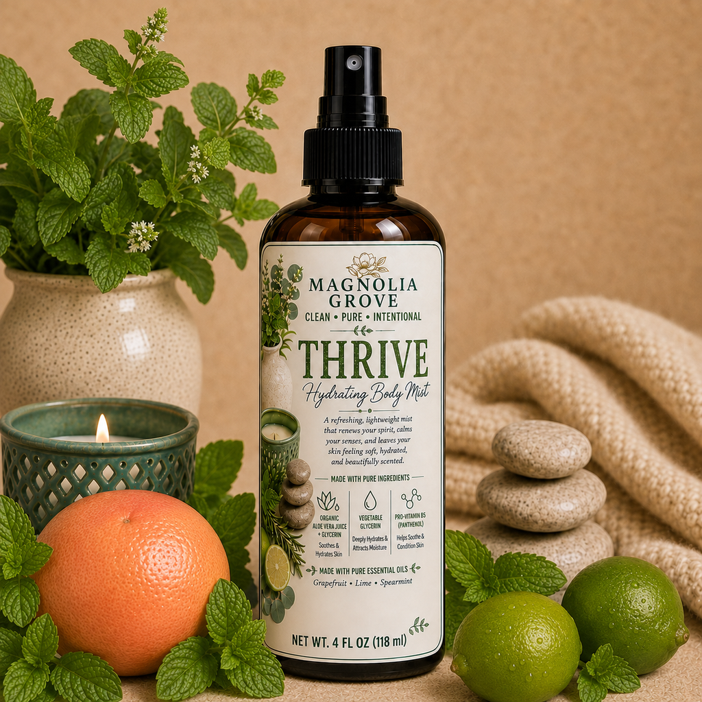 Thrive hydrating body mist from Magnolia Grove Gifts