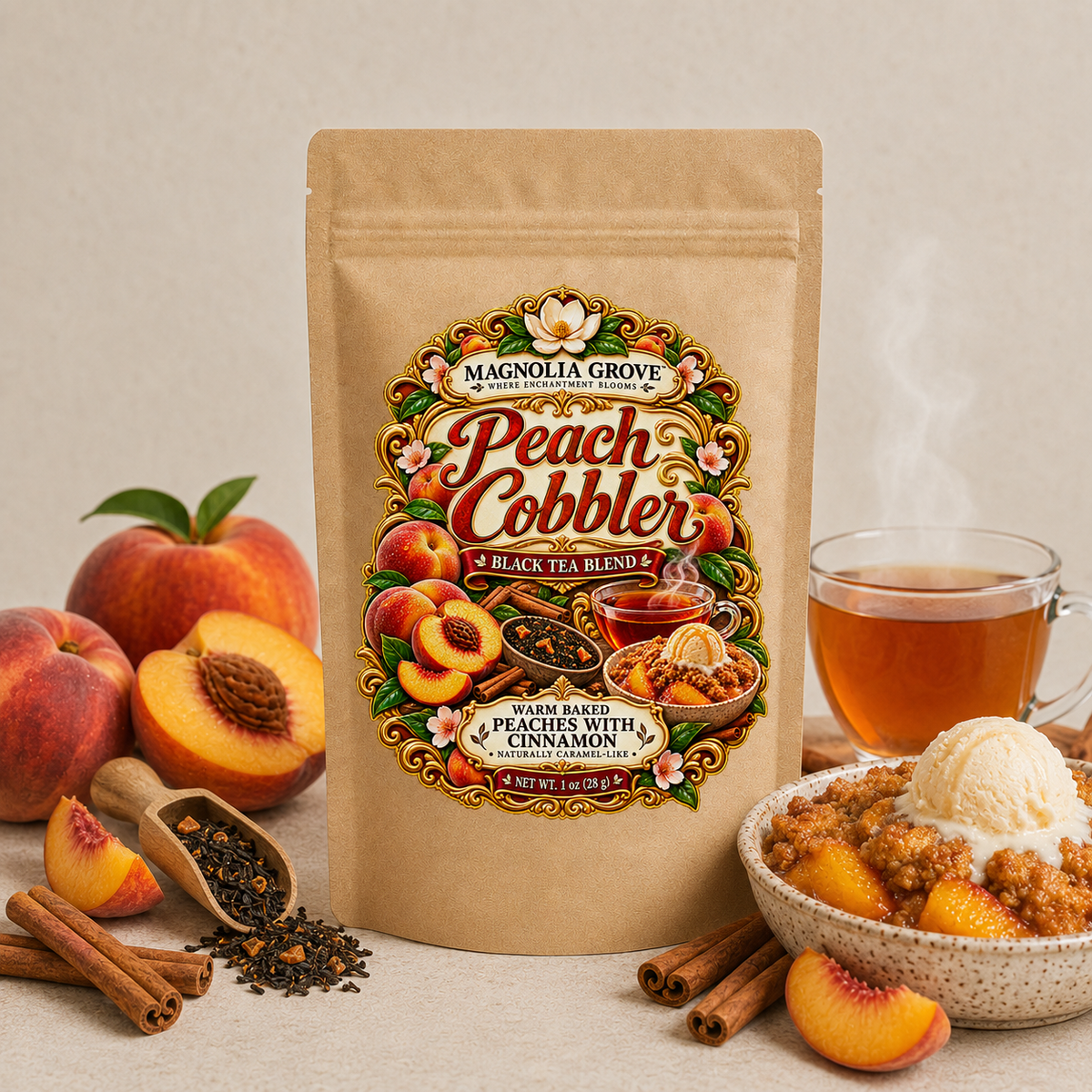 Peach Cobbler Tea