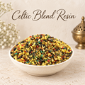 Celtic Blend Resin natural resin incense in an elegant ceramic bowl