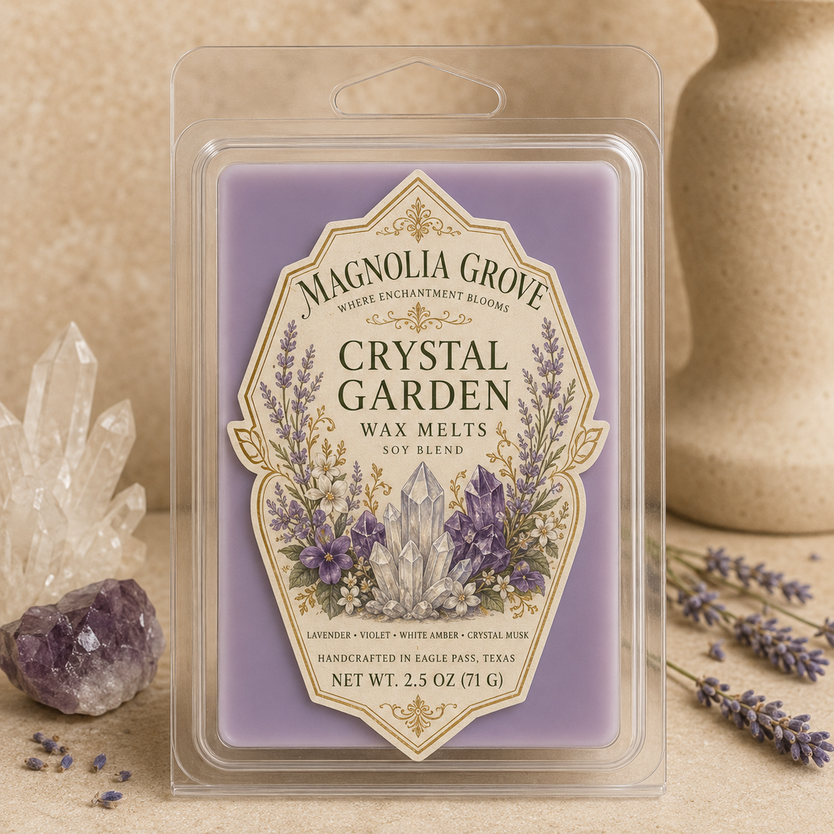 Magnolia Grove Crystal Garden Wax Melts