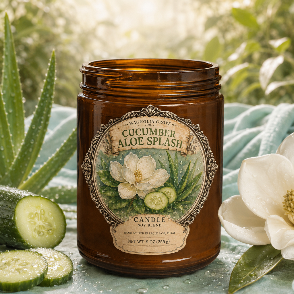 Cool Cucumber Garden Gift Pack — included candle: Cucumber Aloe Splash