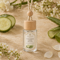 Cucumber Aloe Splash Car Air Freshener — 8 mL glass bottle with wood cap