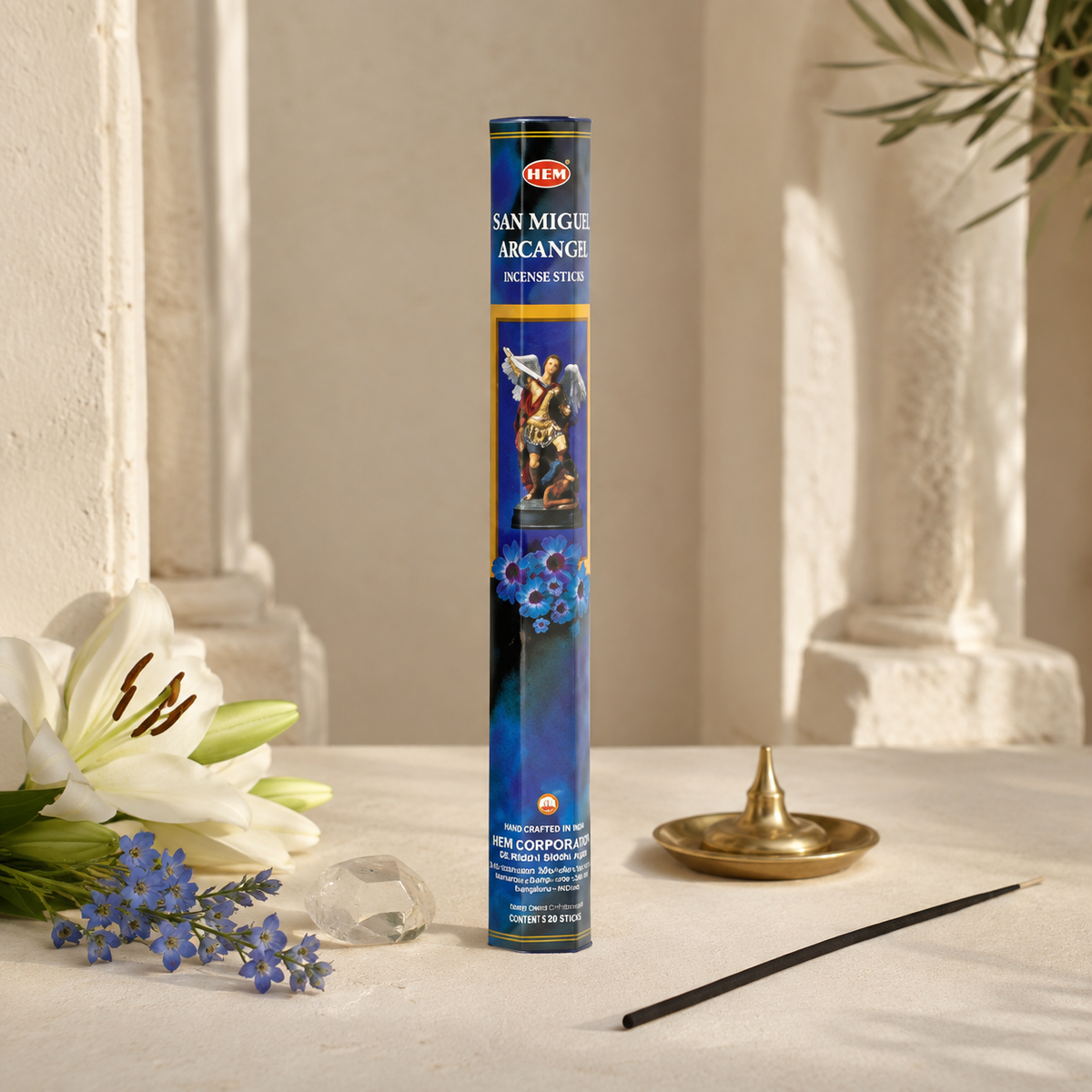 HEM San Miguel Archangel Incense Sticks – 20 Count