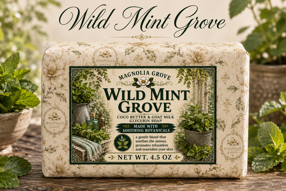 Wild Mint Grove - Glycerin & Goat Milk Soap