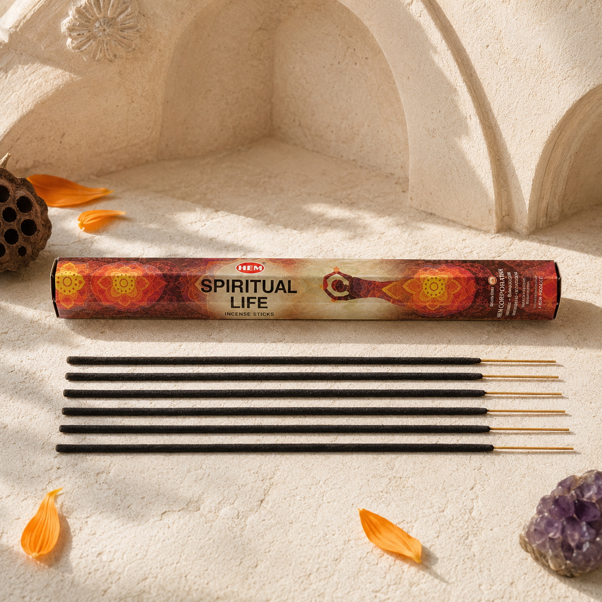 HEM Spiritual Life Incense Sticks – 20 Count