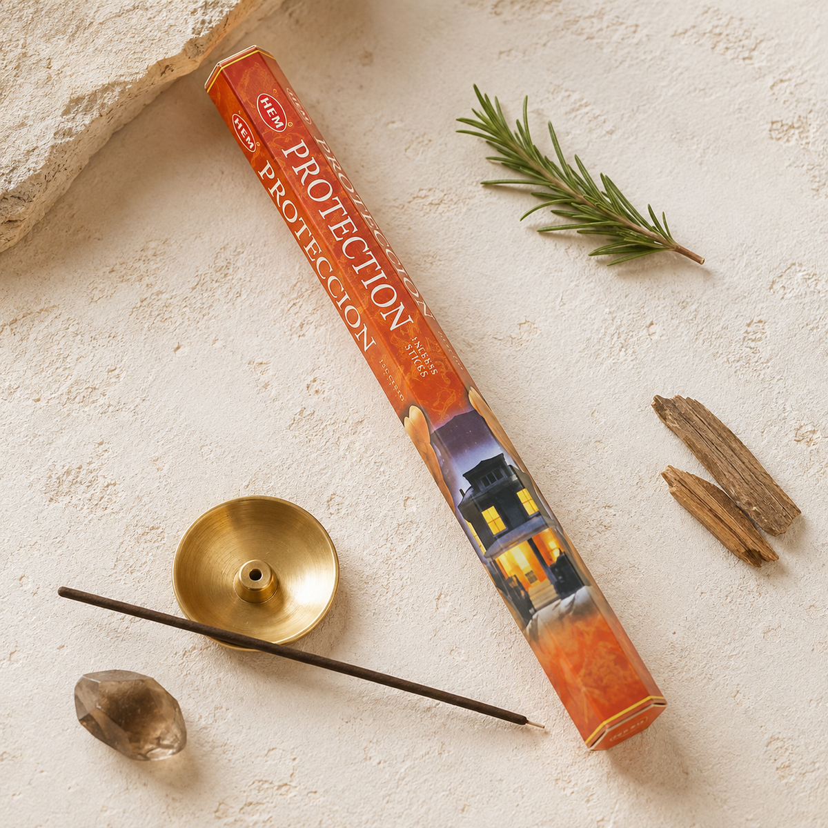 HEM Protection Incense Sticks 20 Count package