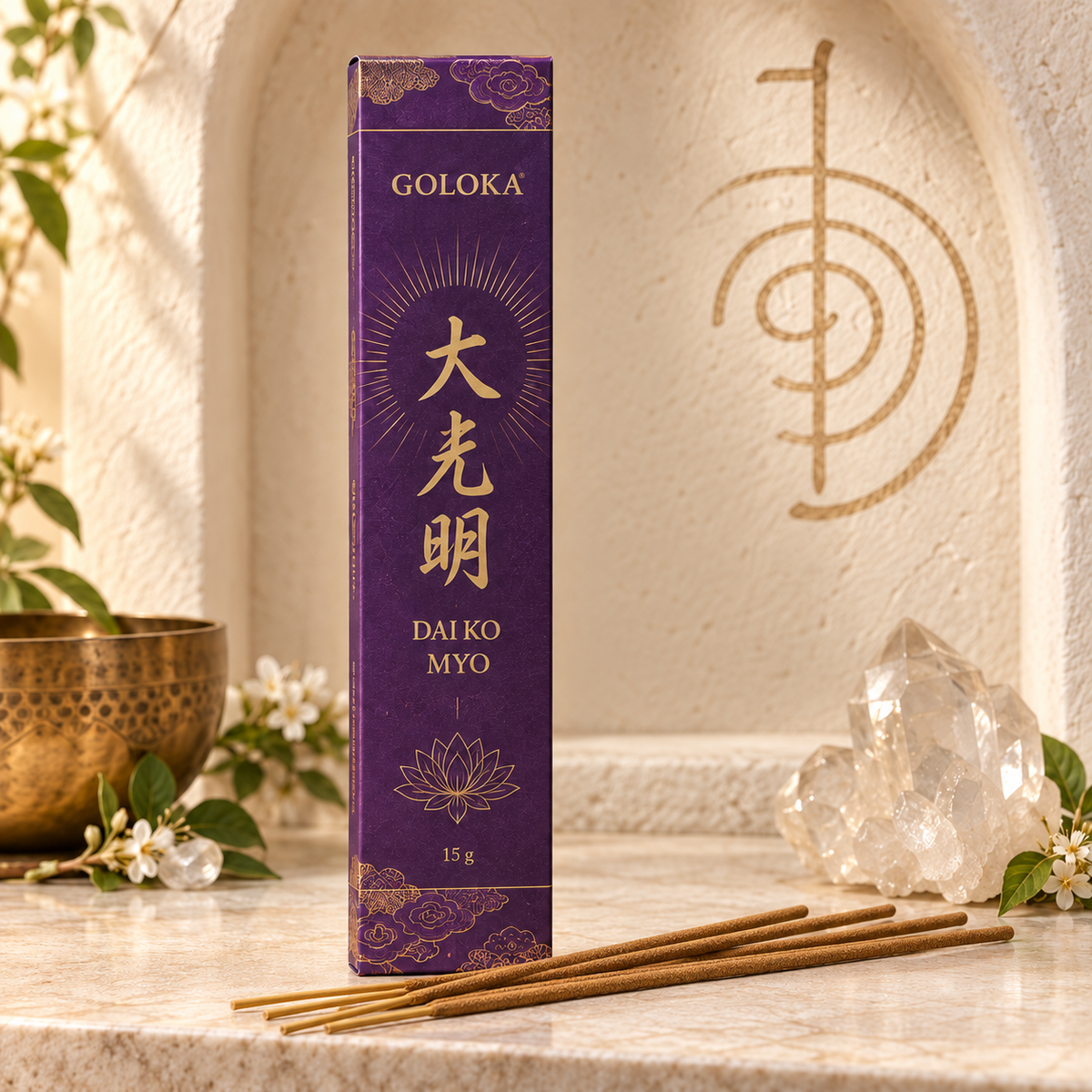 Goloka Dai Ko Myo Incense Sticks – 15 Gram Pack