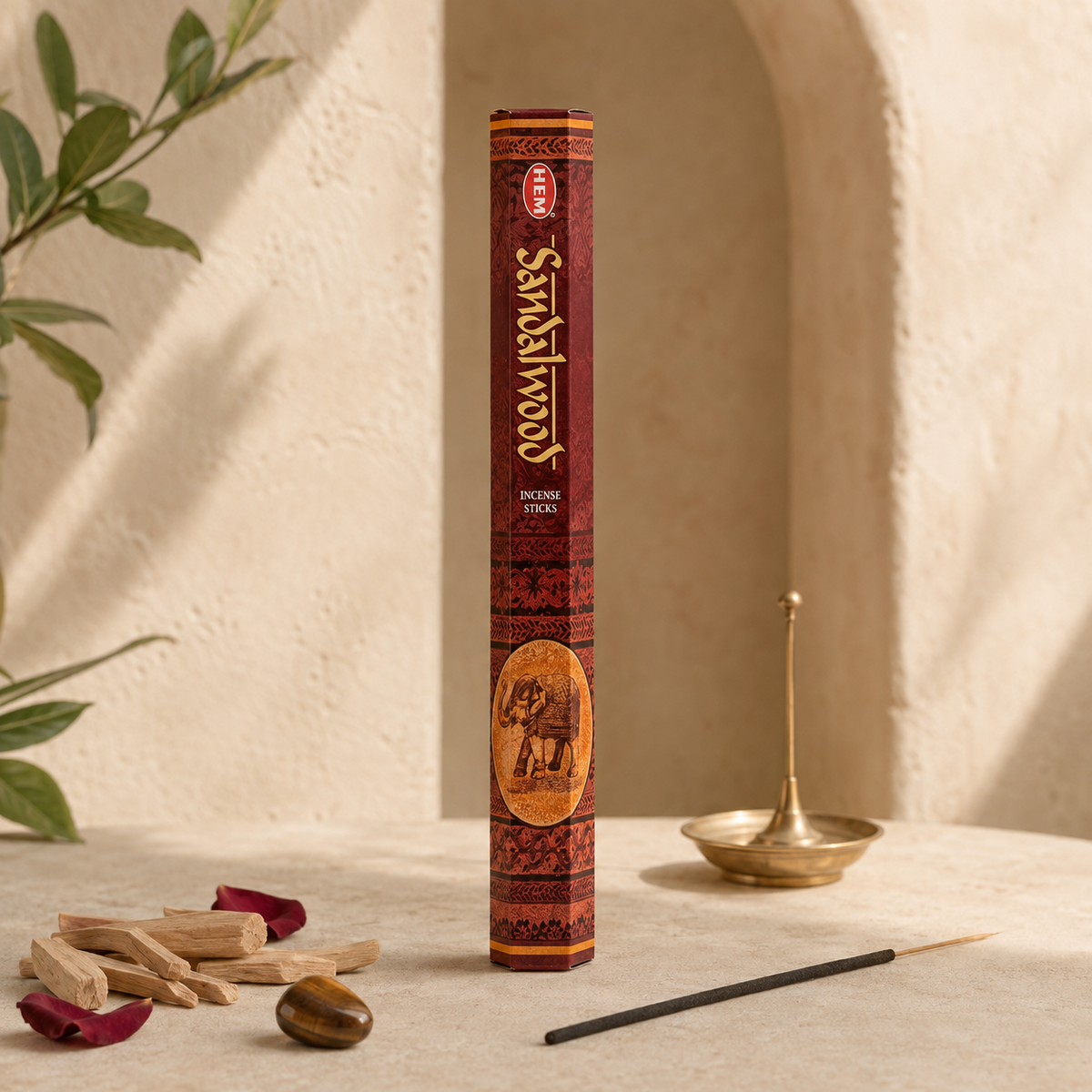 HEM Sandalwood Incense Sticks – 20 Count