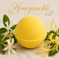 Honeysuckle handmade floral bath bomb by Magnolia Grove Gifts