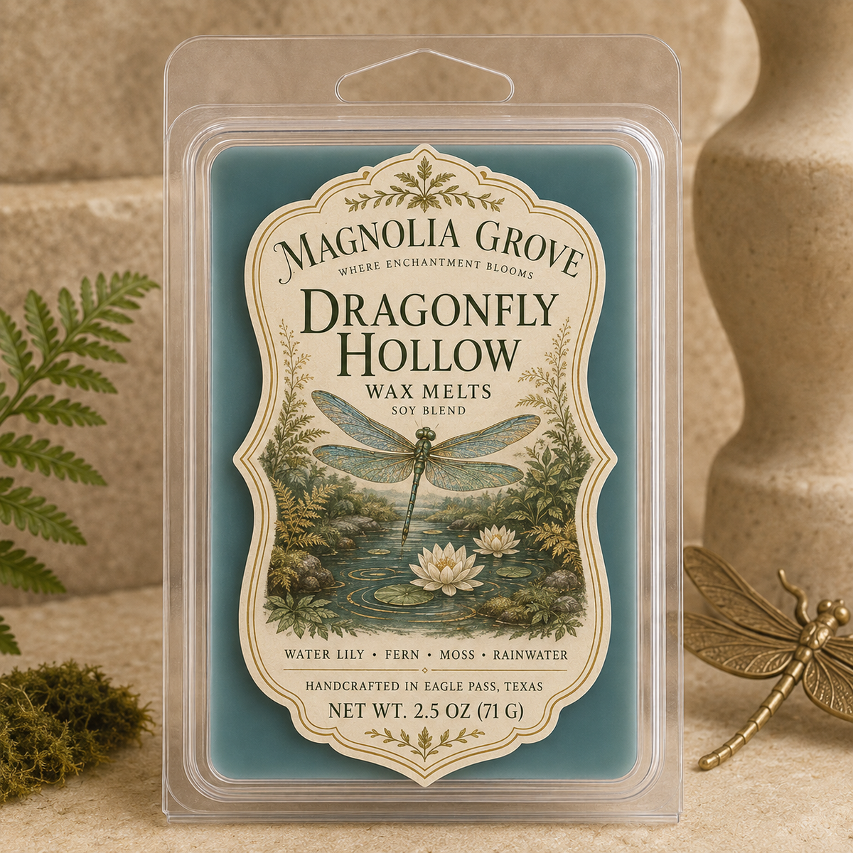 Magnolia Grove Dragonfly Hollow Wax Melts