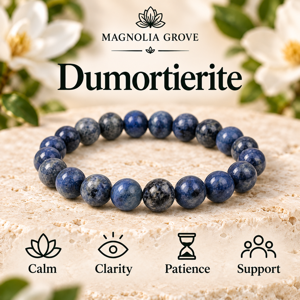 Dumortierite 8mm Crystal Stretch Bracelet – hero